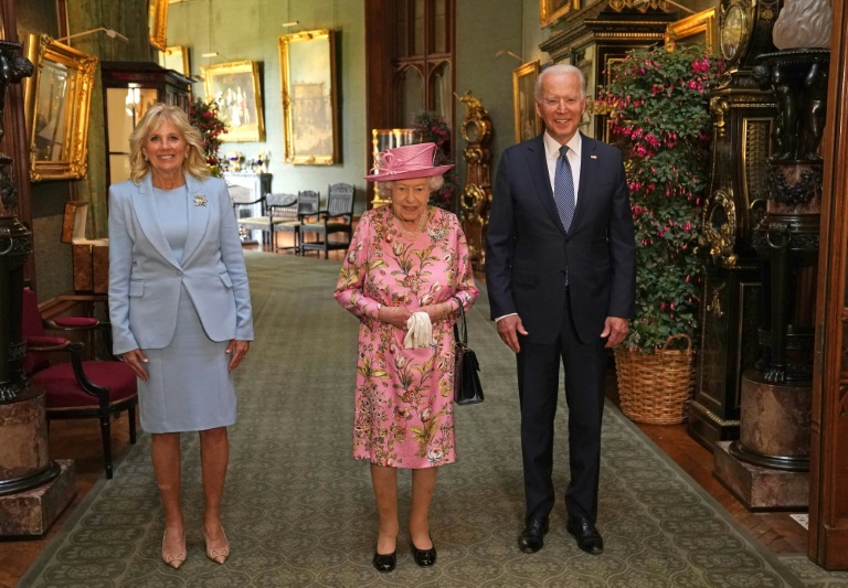  Rainha Elizabeth recebe Joe Biden no Castelo de Windsor 