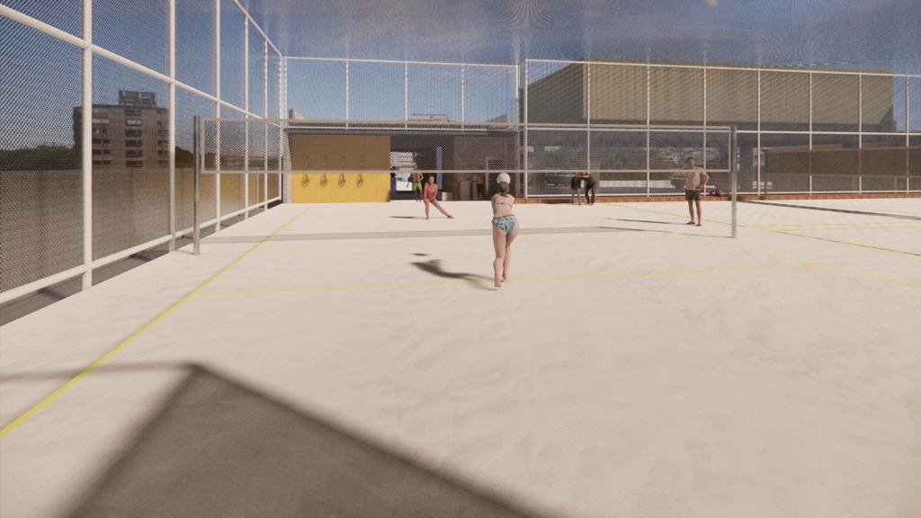 Alpha Fitness anuncia arena de esportes de areia no terraço do Shopping Barra