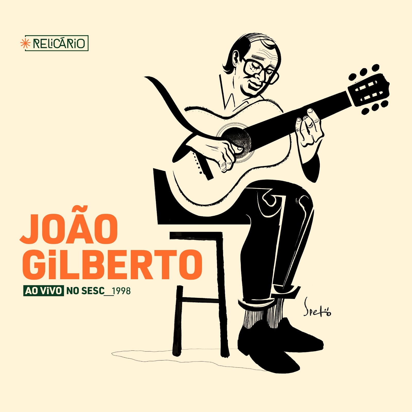 Relicário: João Gilberto (ao vivo no Sesc 1998) chega a todas as plataformas de streaming e em CD 