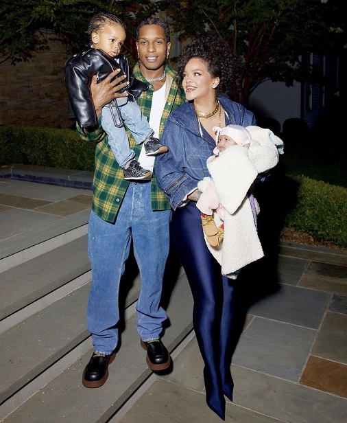 Rihanna e A$AP Rocky compartilham registros inéditos da mais nova bebê do casal