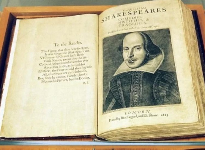 Livro com obras de Shakespeare é leiloado por aproximadamente US$ 10 milhões