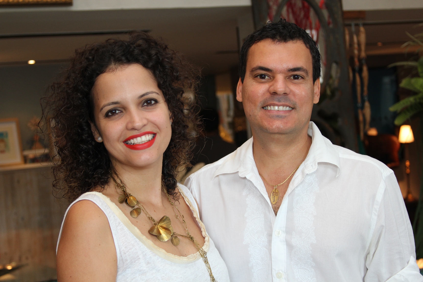 Tatiana Amorim e Leandro Reis comemoraram 15 anos da Toque da Casa