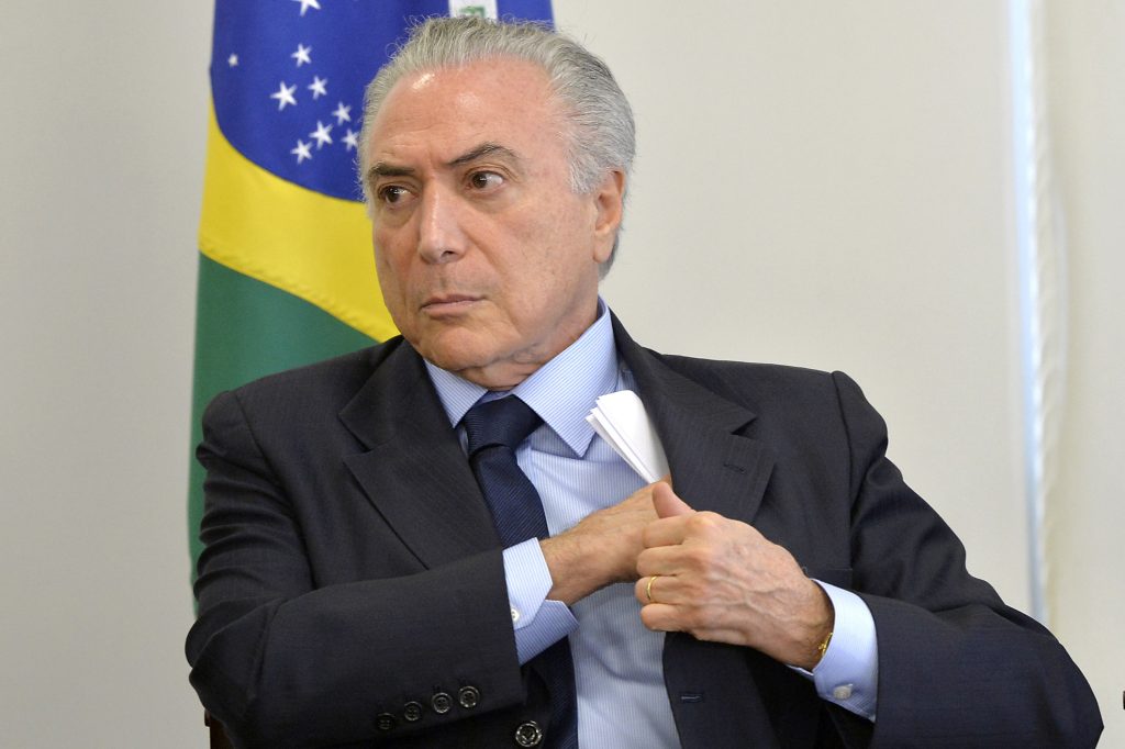 Presidente Michel Temer anuncia apoio à candidatura de Henrique Meirelles