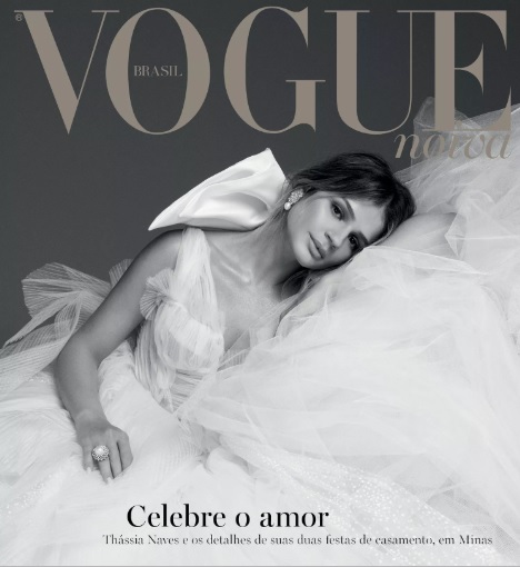  Thassia Naves estrela capa da nova edição da Vogue Noiva