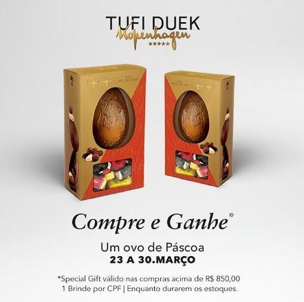 Tufi Duek realiza parceria com a Kopenhagen para a Páscoa