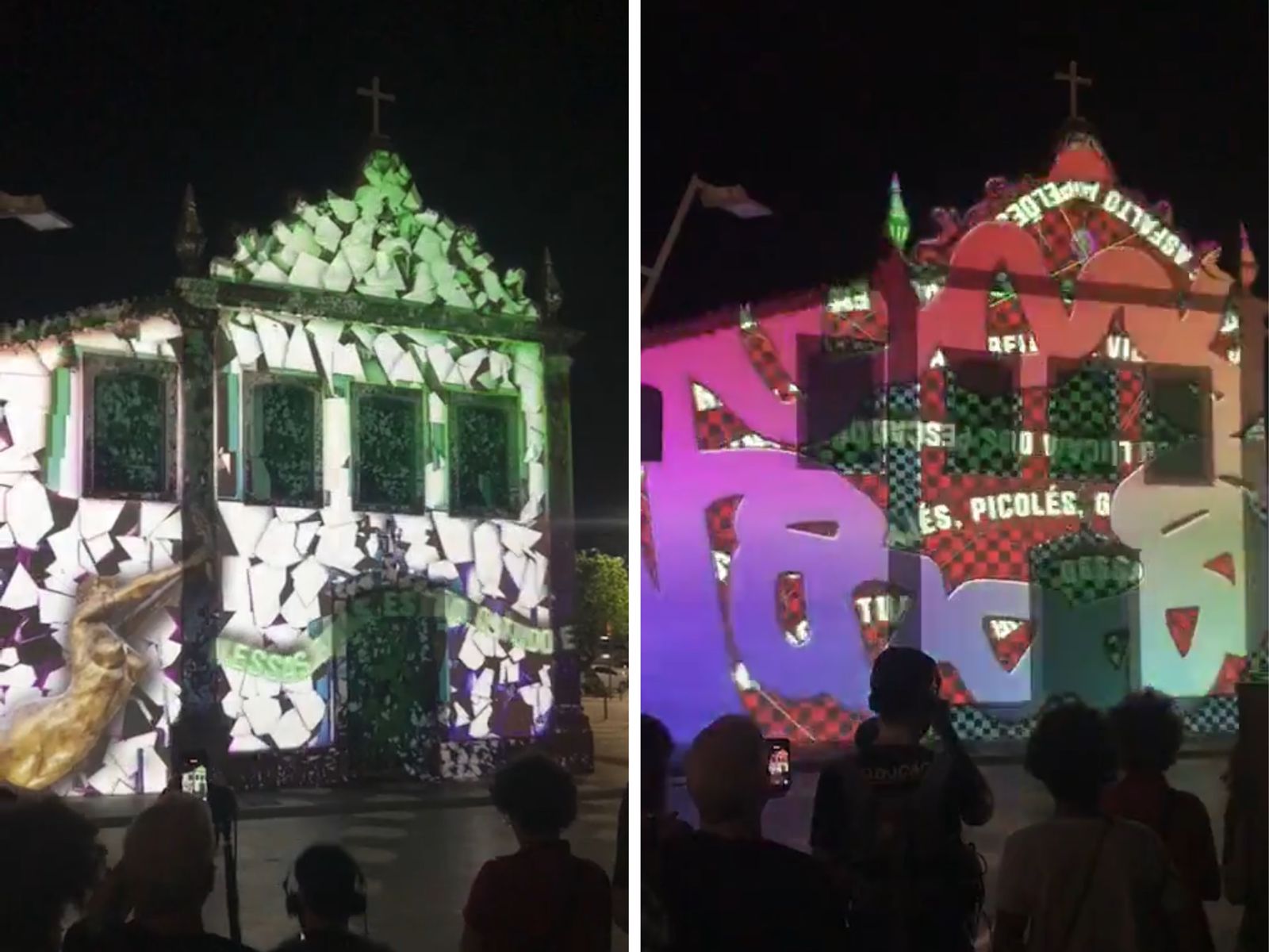 Projeto artístico promove projeção em igreja no Rio Vermelho 