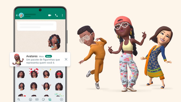 WhatsApp ganha IA que transforma selfie em avatar; saiba como usar