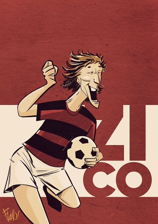 Ídolo do futebol, Zico terá sua história transformada em quadrinhos