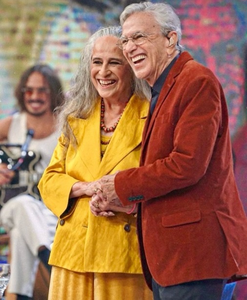 Caetano Veloso e Maria Bethânia ganham homenagem especial no programa ‘Caldeirão com Mion’