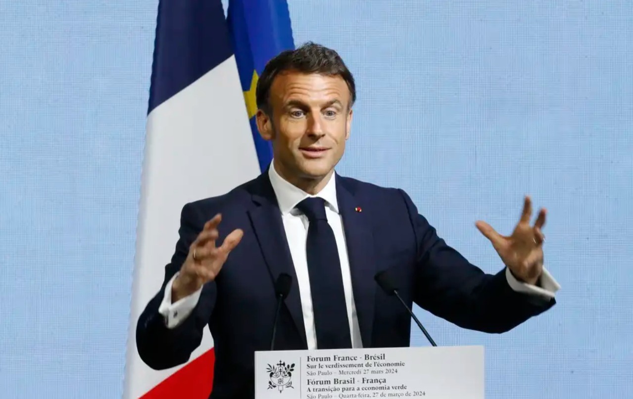 Macron critica acordo entre Mercosul e União Europeia: ‘Não é o que queremos’