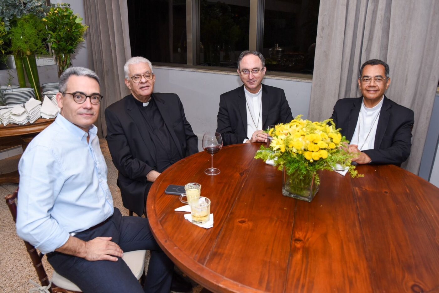 Juliano Matos, Padre Abel, Dom Sérgio e Dom Dorival