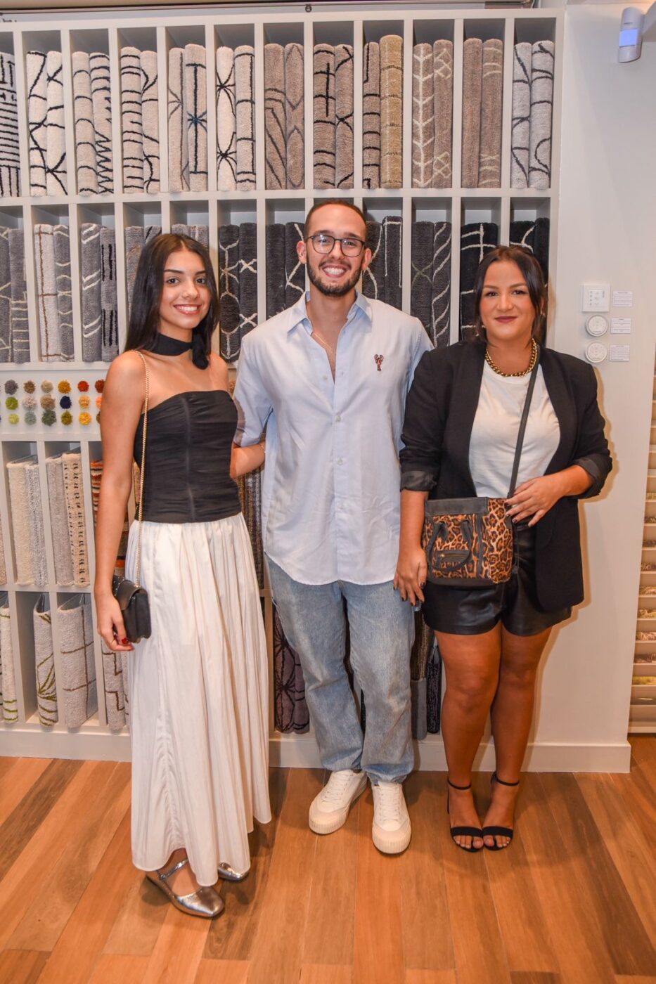 Nicole Gaspar, Camila Fernandes e Thales Pacheco