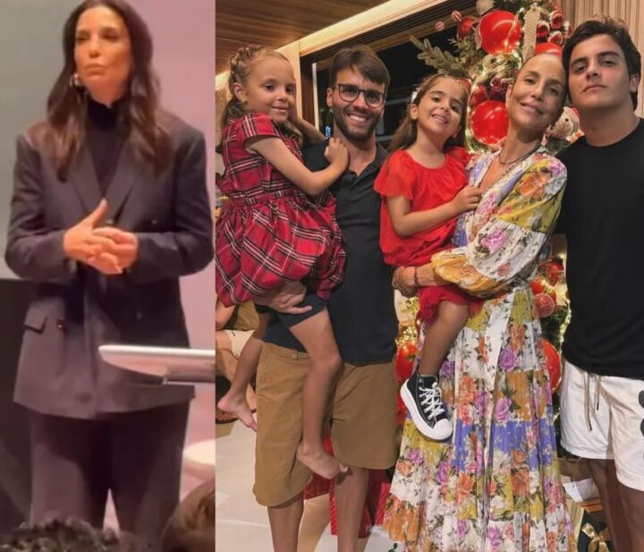 Em Harvard, Ivete Sangalo se emociona ao falar da importância da família na carreira: ‘Presente’