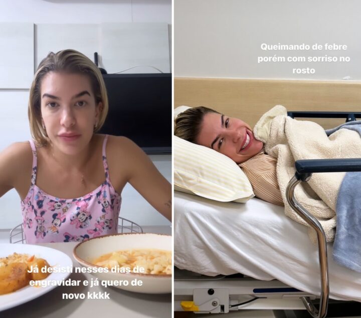 Lore Improta chega a Salvador após passar a noite em hospital de São Paulo: ‘Finalmente em casa’