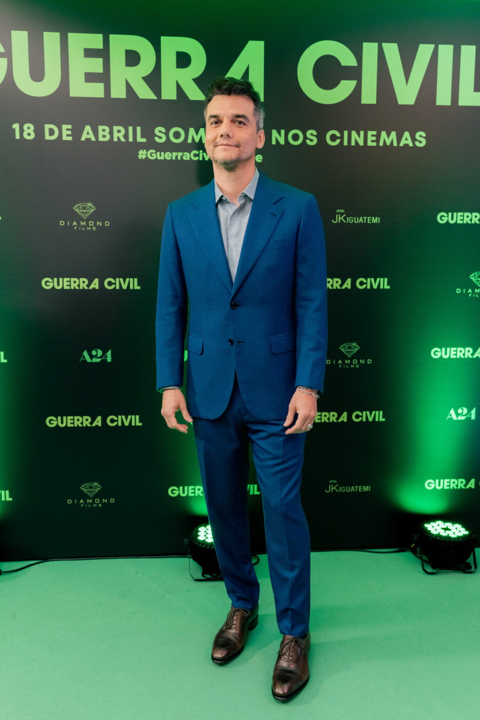 Wagner Moura participa da pré-estreia do filme ‘Guerra Civil’ em São Paulo e no Rio de Janeiro. Veja fotos