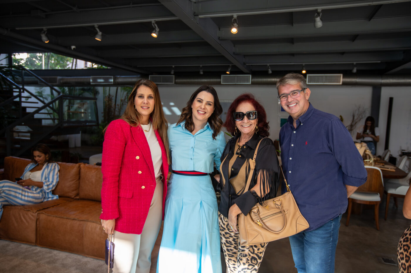 Renata Barreto de Araújo, Viviane Rezende, Moema Ribeiro e Renato Rezende