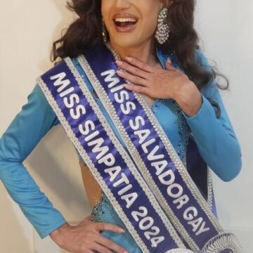 Flaminga conquista vaga no concurso Miss Bahia Gay