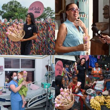 Alô Alô Bahia distribui rosas em pontos de Salvador para celebrar Dia das Mães