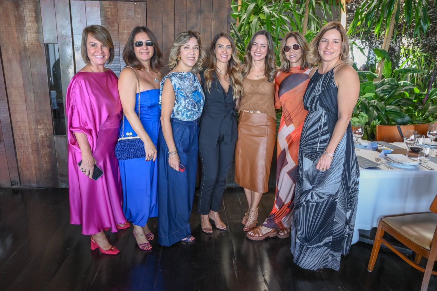 Liliane Andrade, Simone Selem, Cecília Carvagere, Tatiana Melo, Claudia Galvão, Eva Pena Cal e Liudmila Gouveia