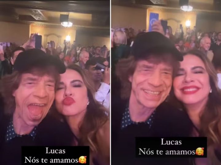 Luciana Gimenez celebra formatura do filho ao lado de Mick Jagger