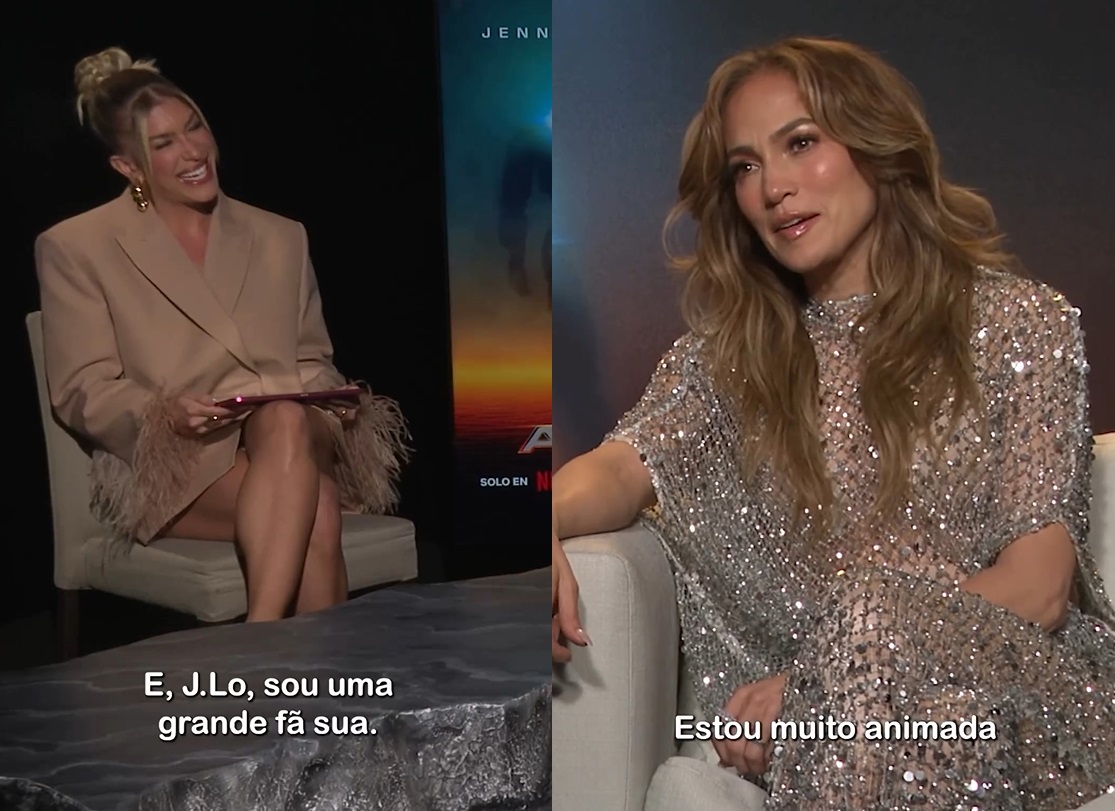 Lore Improta entrevista Jennifer Lopez e mostra bastidores