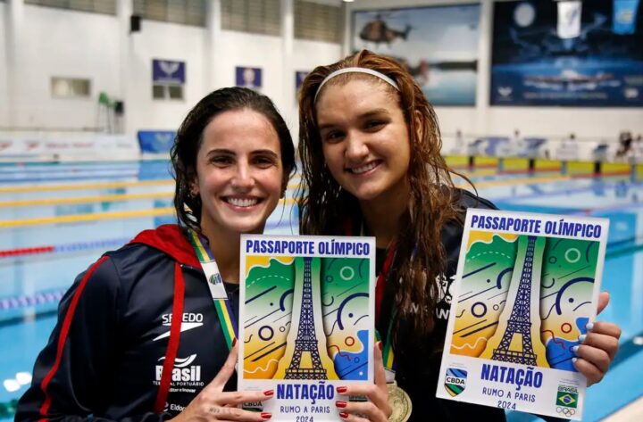 Nadadores brasileiros carimbam passaporte para Jogos Olímpicos de Paris