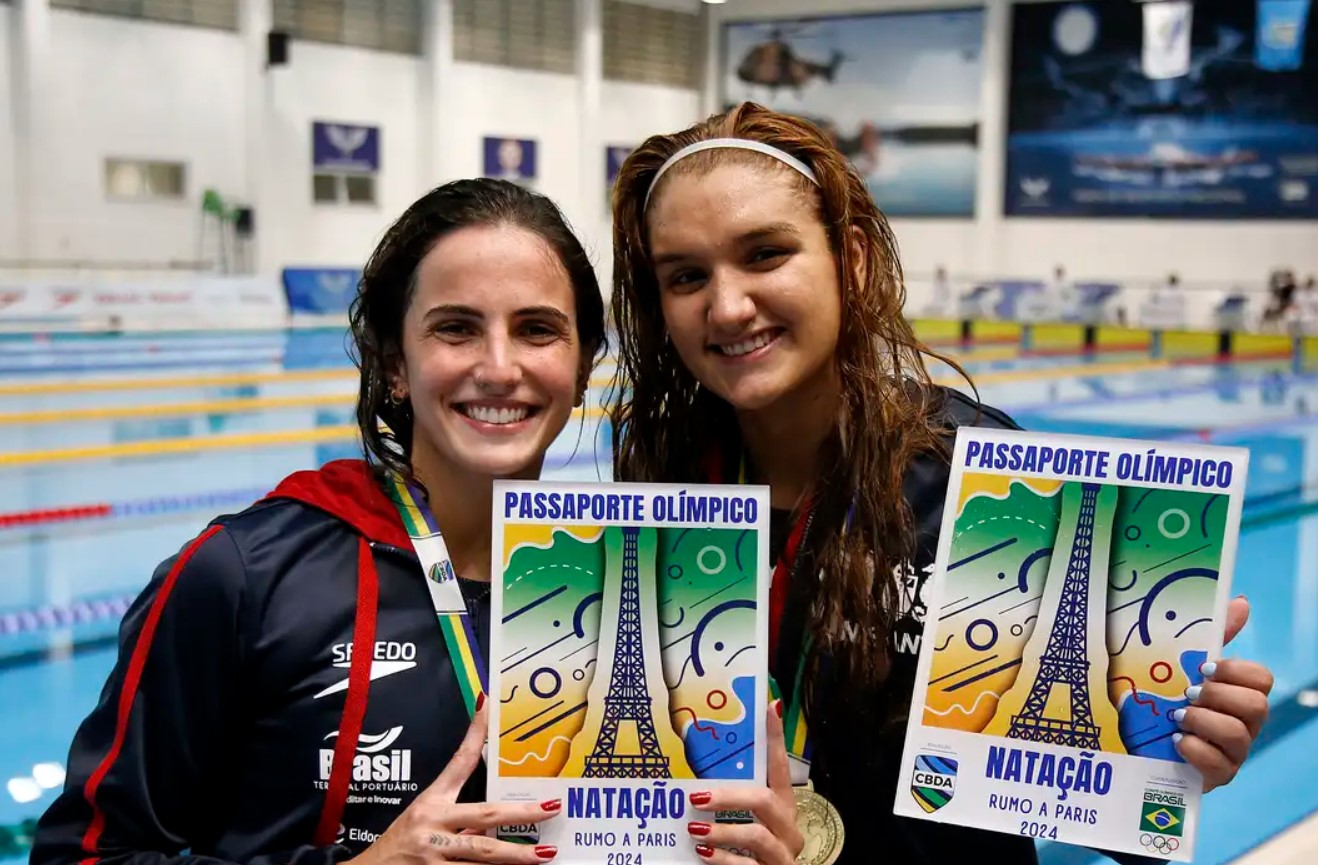 Nadadores brasileiros carimbam passaporte para Jogos Olímpicos de Paris