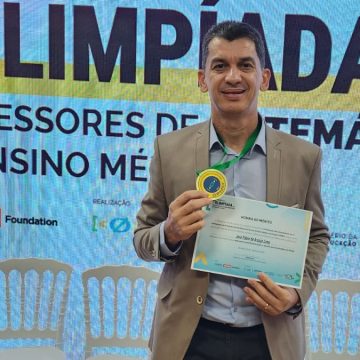 Professor baiano está entre os dez melhores do Brasil