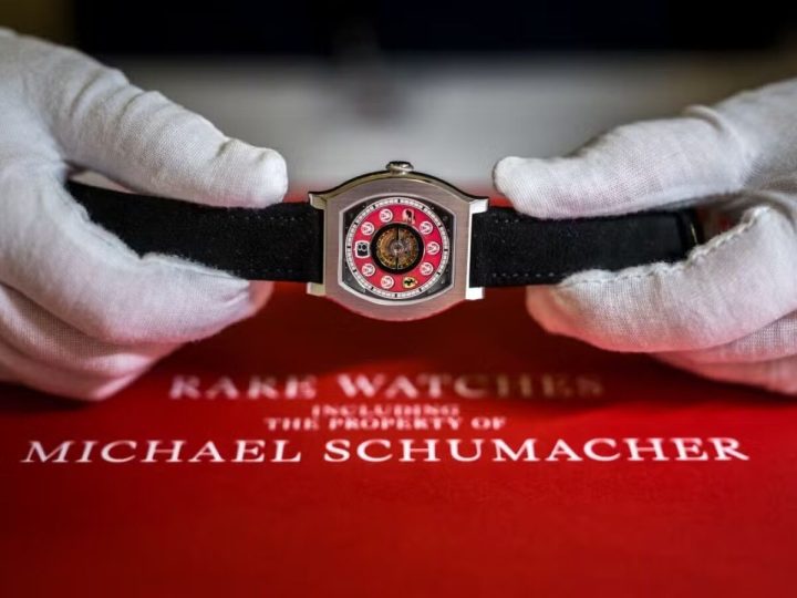 Coleção de relógios de Michael Schumacher é leiloada por quase R$ 23 milhões