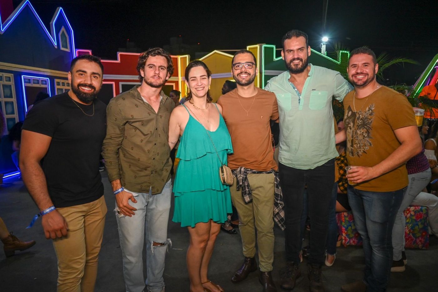 Yan Couto, Jean Brietzke, Maria Carolina, Michael Carmo, Leonardo Gama e Chafick Breno