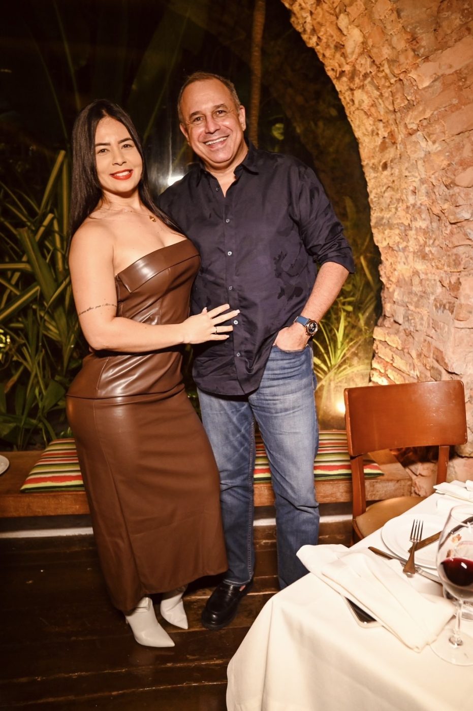 Alice Lima e Romeu Júnior - Restaurante Amado
