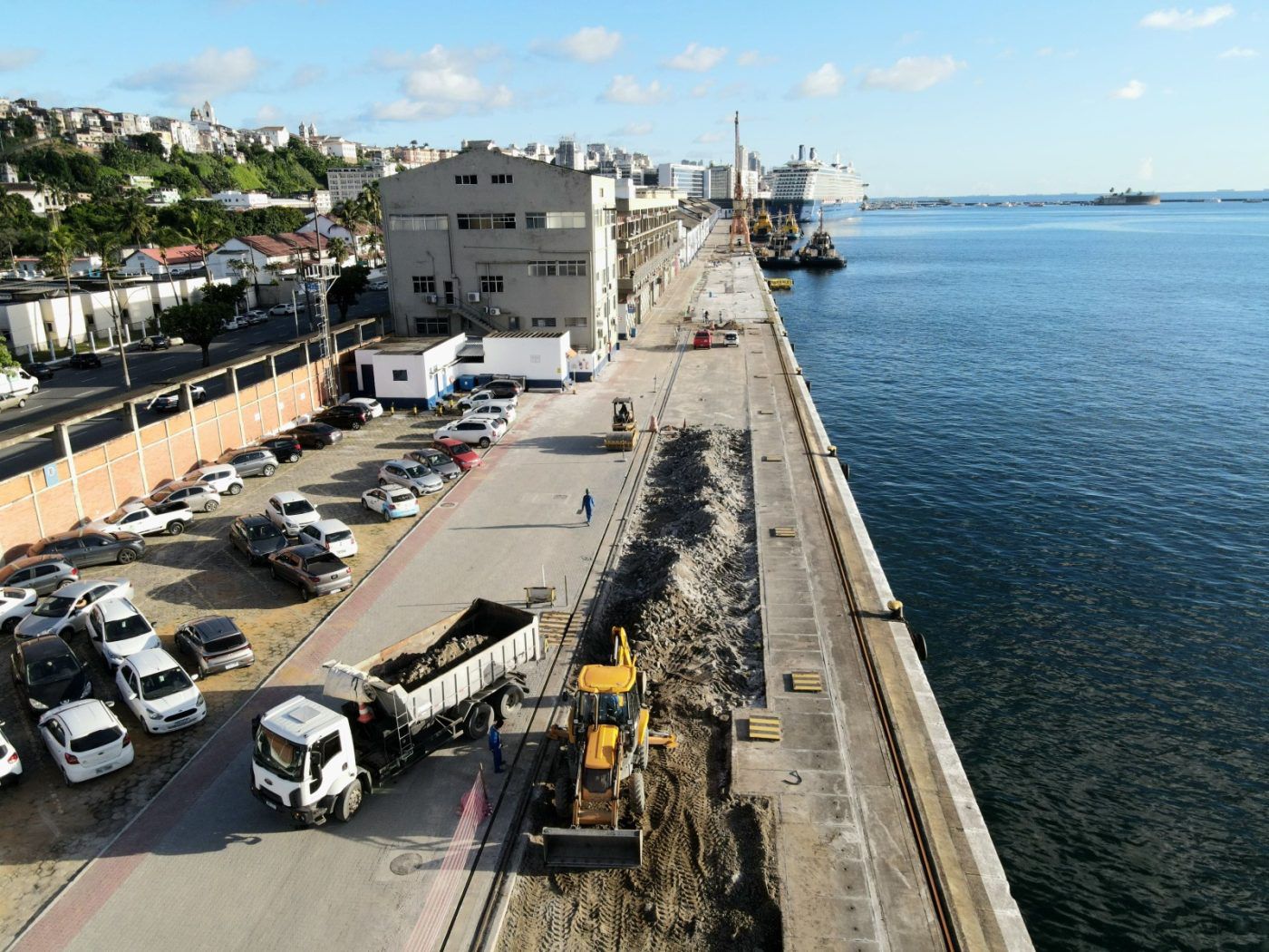 Com investimento superior a R$ 13 milhões, Cais do Porto de Salvador passa por requalificação sustentável
