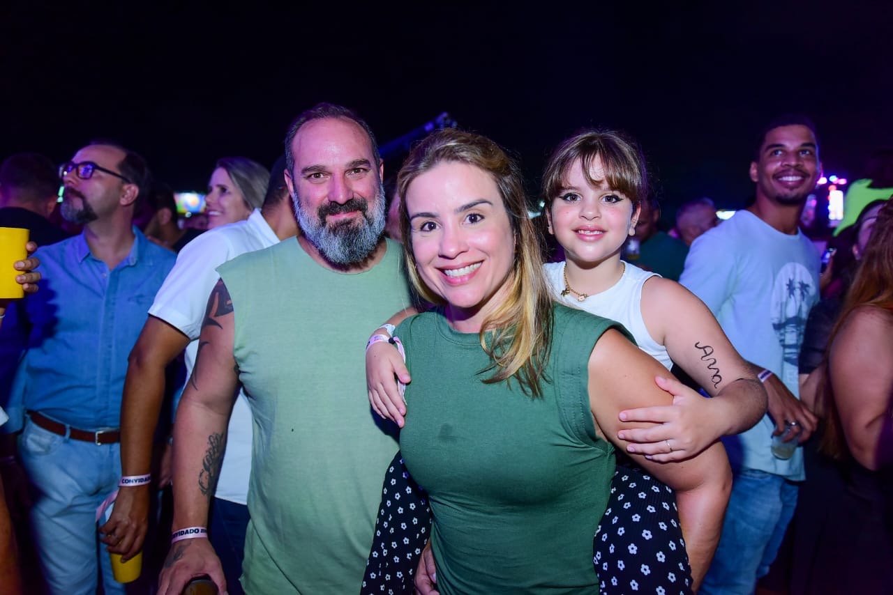 Ricardo Hage, Fabiana Valverde e Sophia Valverde