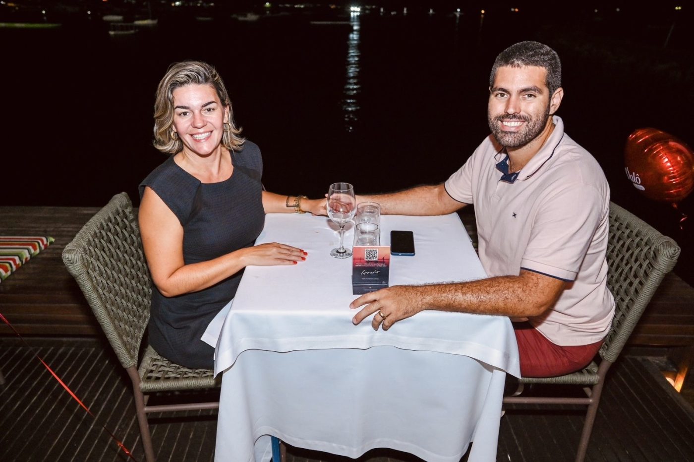Janaína Bergamaschi e Joelmo Borges - Restaurante Amado