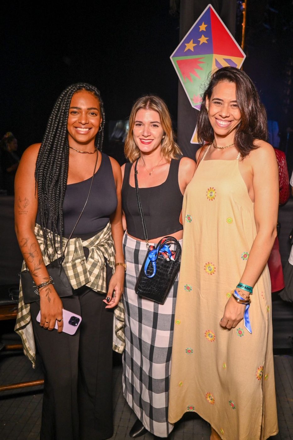 Vitória Silva, Luana Figueiredo e Luana Nunes