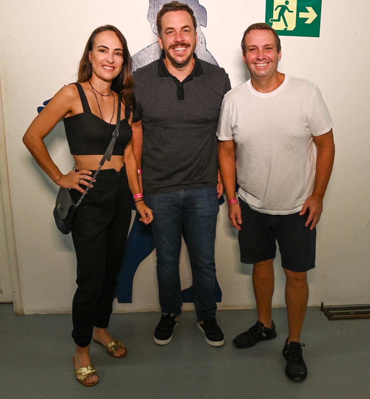 Caroline Miranda, Marcelo Britto e Antônio Carlos Oliveira