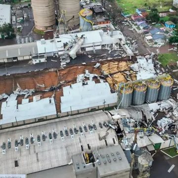 Microexplosão: Fenômeno deixa cerca de 1200 casas danificadas em município gaúcho