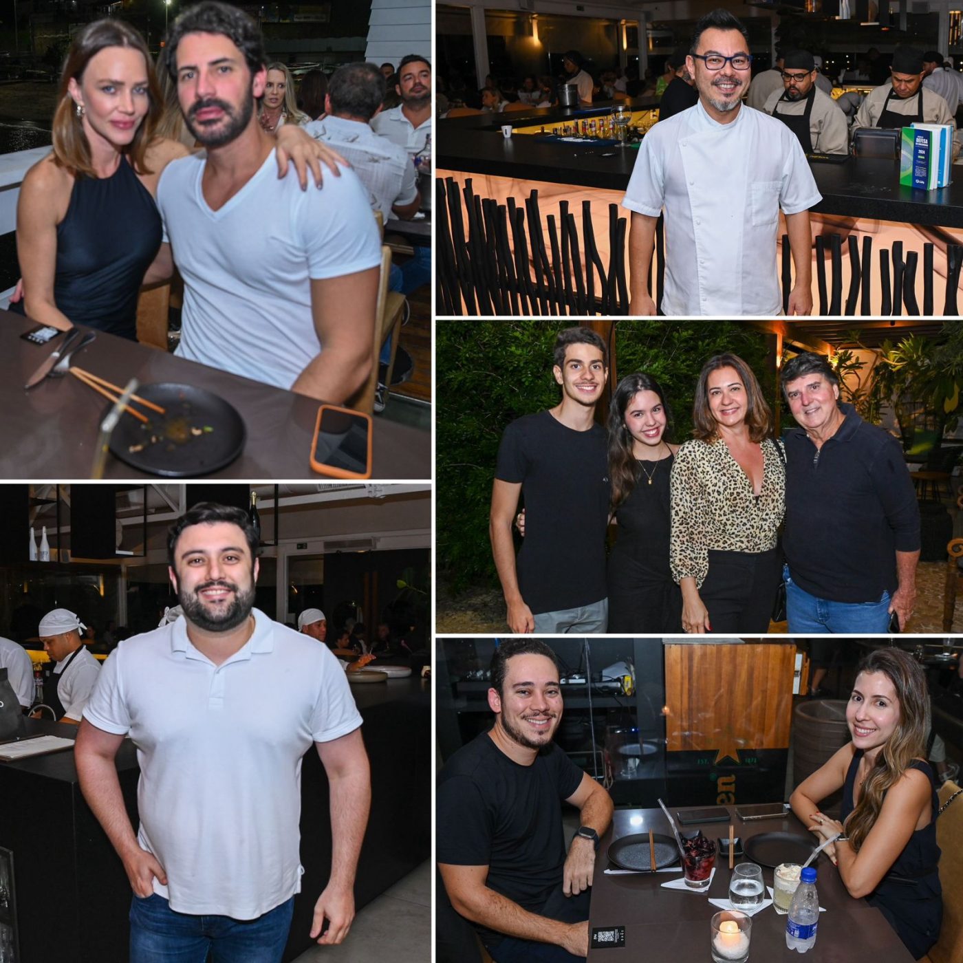 Giro de fotos: confira quem circulou neste fim de semana pelos restaurantes da Bahia Marina