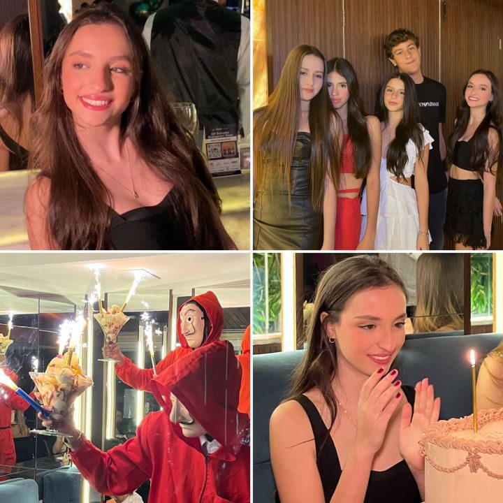 Clara Martins comemora aniversário com jantar em restaurante na Ladeira da Barra