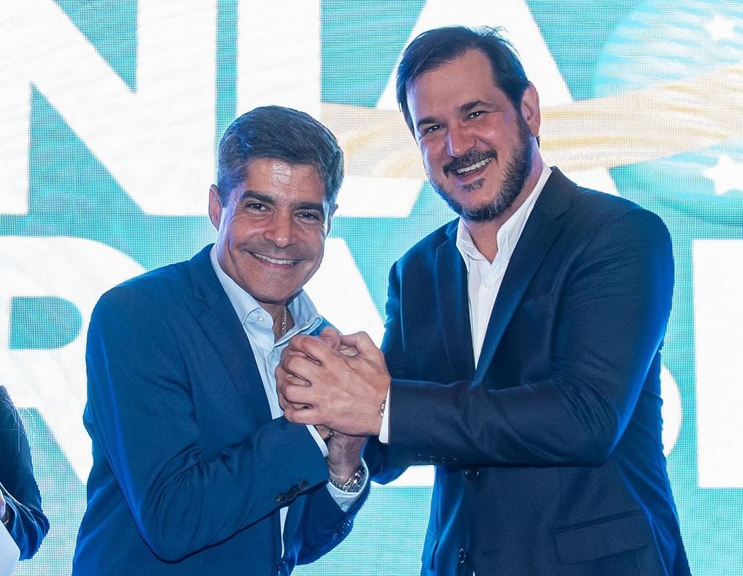 Antonio Rueda e ACM Neto tomam posse na diretoria do União Brasil