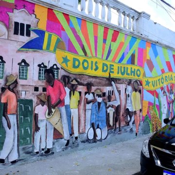 Painéis mostram grandes momentos da luta pela Independência da Bahia