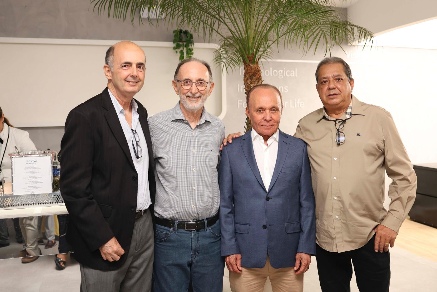 Fernando Sampaio, Jorge Sampaio,  Ruy Tourinho e Alexandre Rodrigues