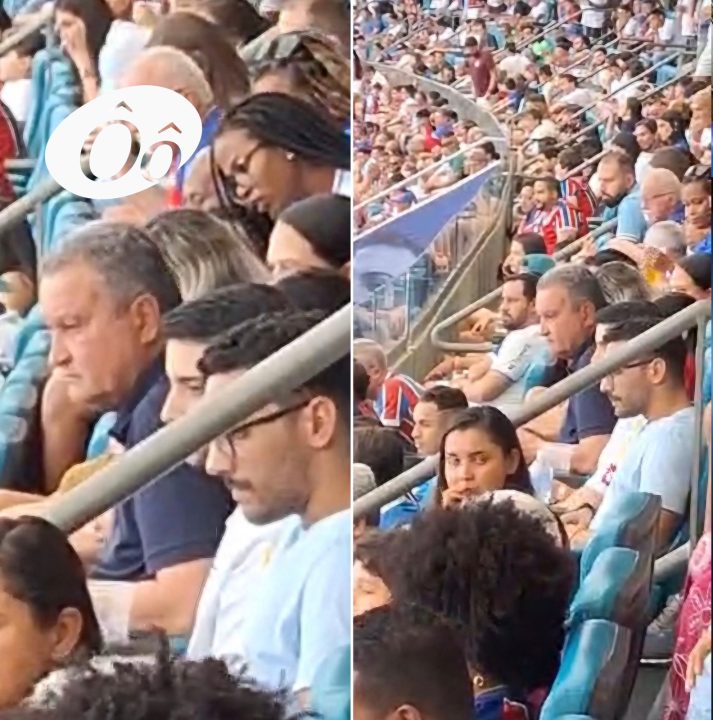 Rui Costa aproveita folga no domingo para assistir jogo na Fonte Nova