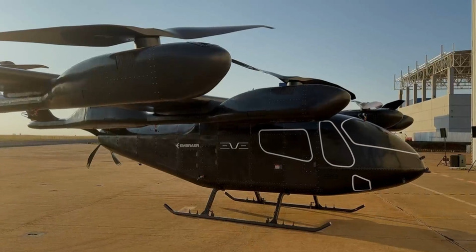 Embraer divulga protótipo de ‘carro voador’ em tamanho real pela primeira vez; veja fotos
