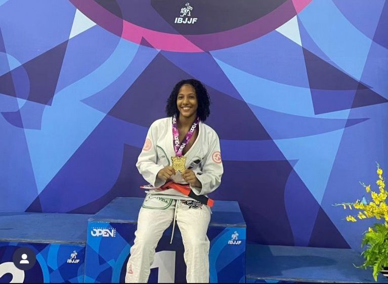 Estudante baiana conquista medalha de ouro em campeonato internacional de jiu-jitsu