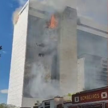 Incêndio atinge prédio da OAB em Brasília