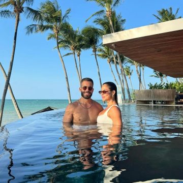 Álbum de fotos: Pipo e Mari Gonzalez compartilham momentos em resort de luxo, com diárias de até R$ 10 mil