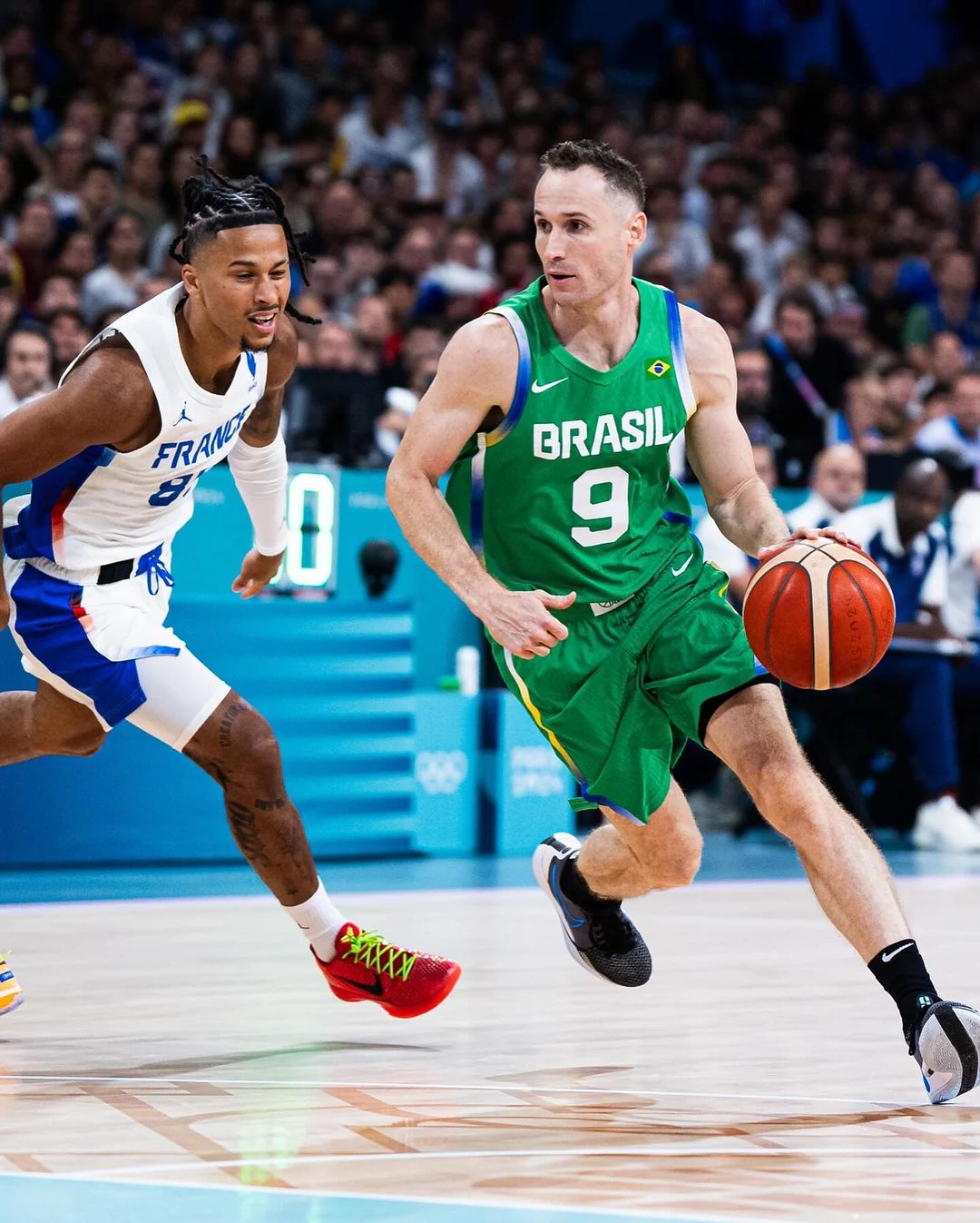 Brasil perde após virada da França no basquete masculino