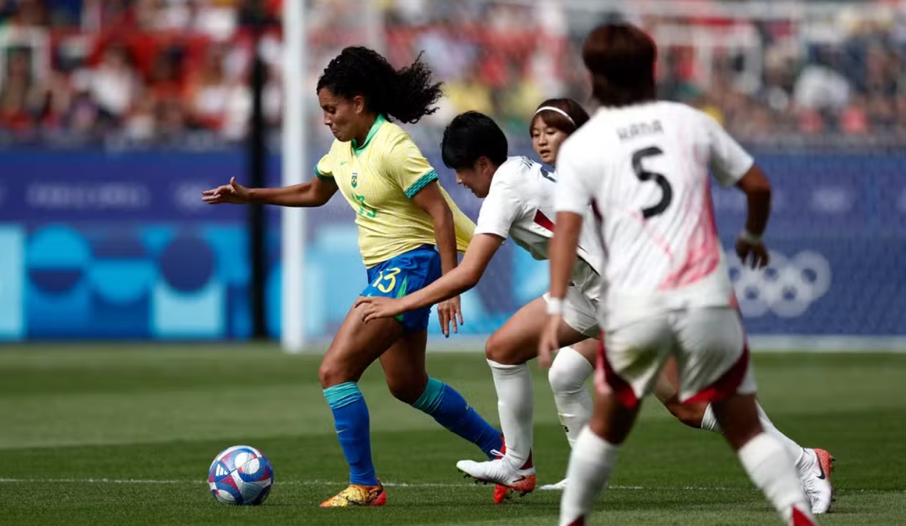 Japão vira e derrota o Brasil no futebol feminino nos Jogos de Paris