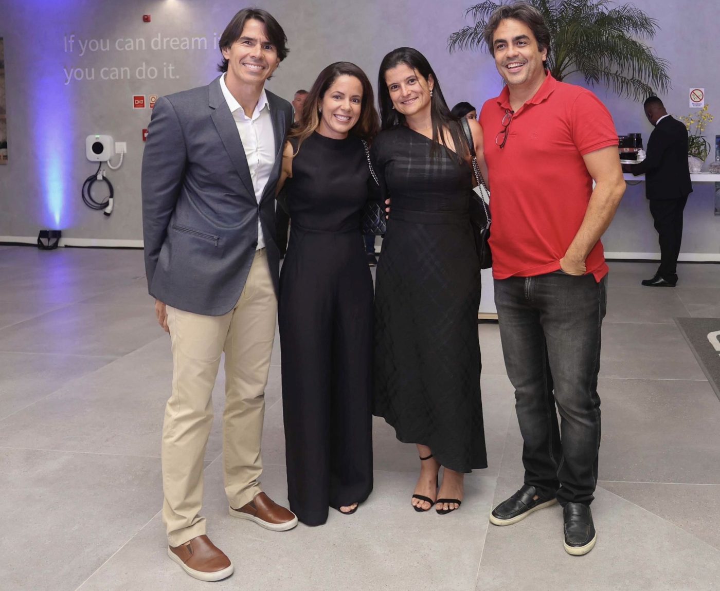 Sérgio Bittencourt, Louise Sampaio, Rafaela Oliveira e Nelio Pinto